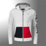 tommy hilfiger veste hiver hooded jacket 2822 blanc